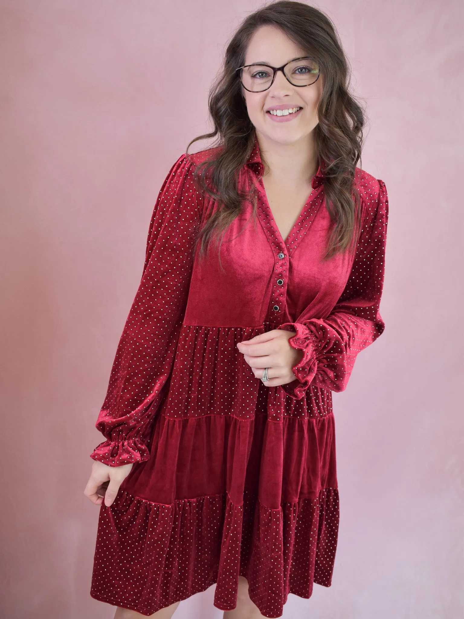 A Wonderful Life Velvet Dress