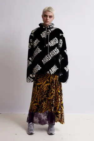 Animal Ragged Maxi Dress