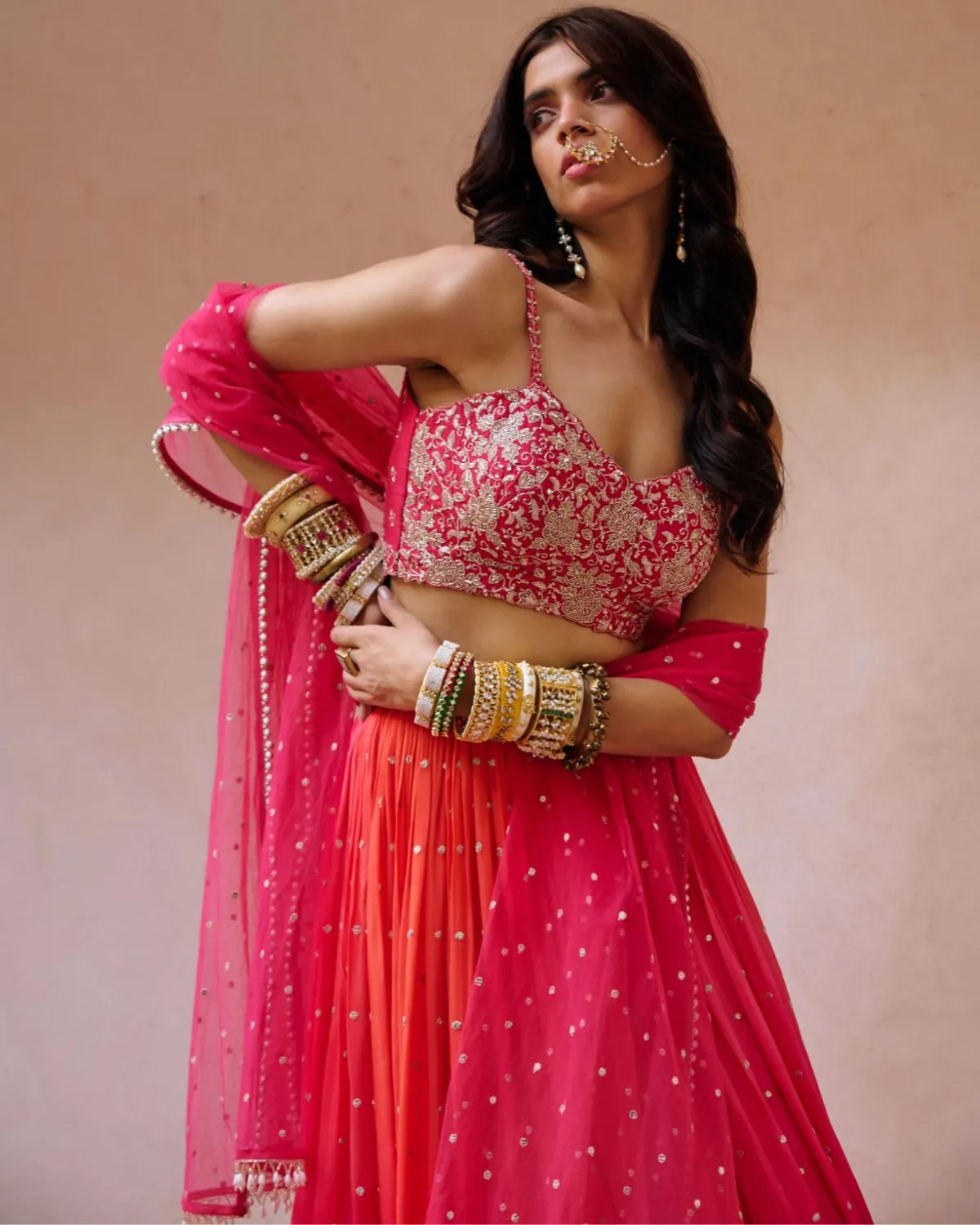 Aries Lehenga Set