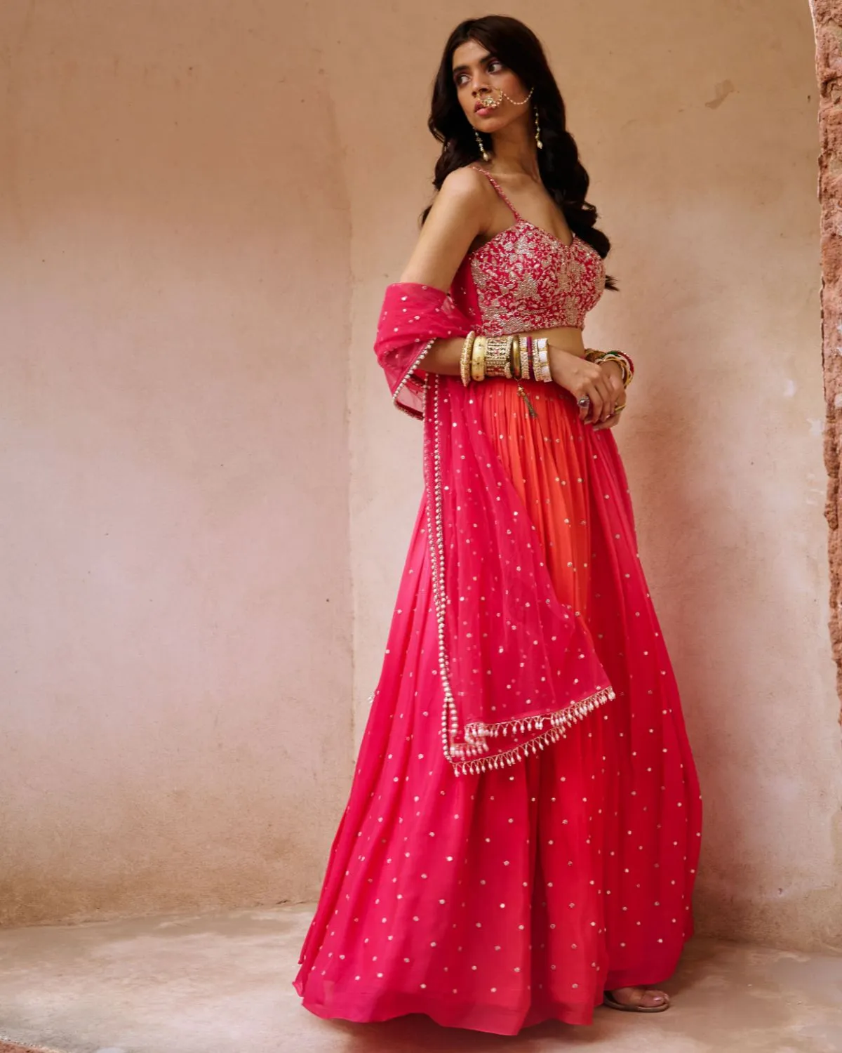 Aries Lehenga Set