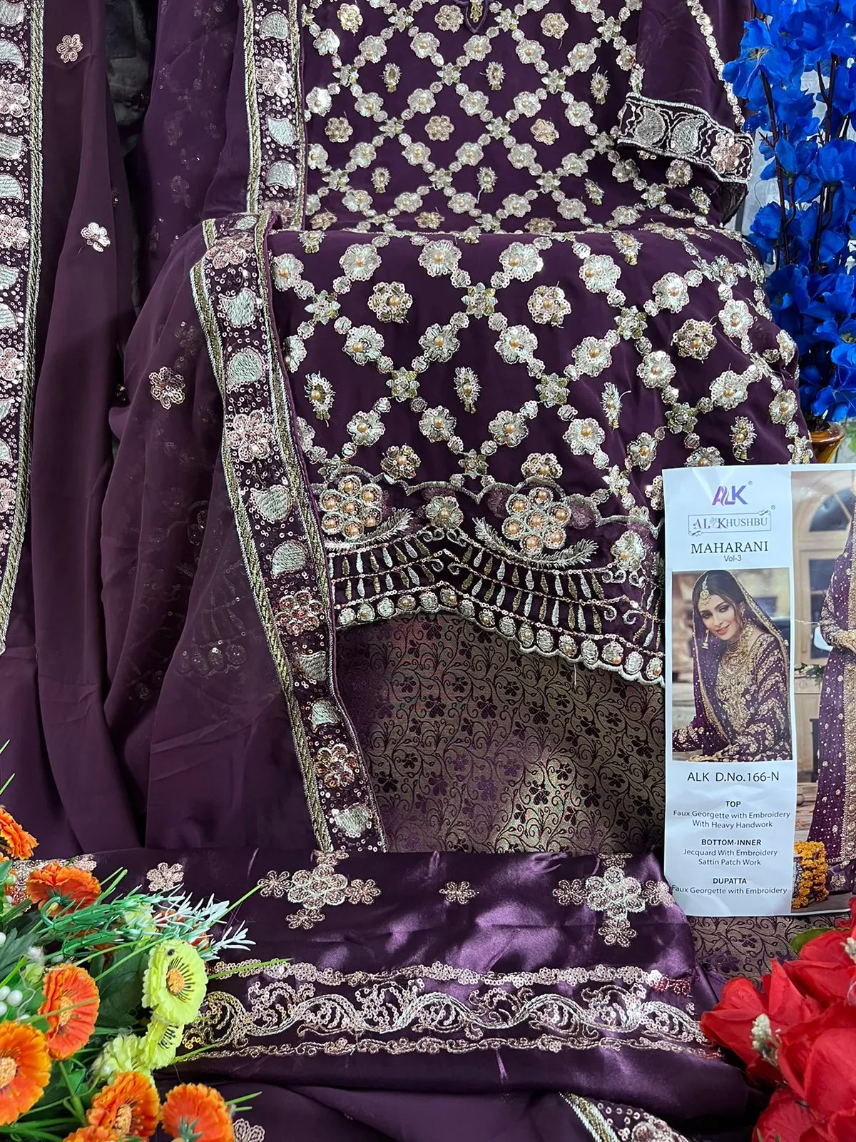 Beautiful Designer AL Khushbu Maharani Vol 4 166 Salwar Suit