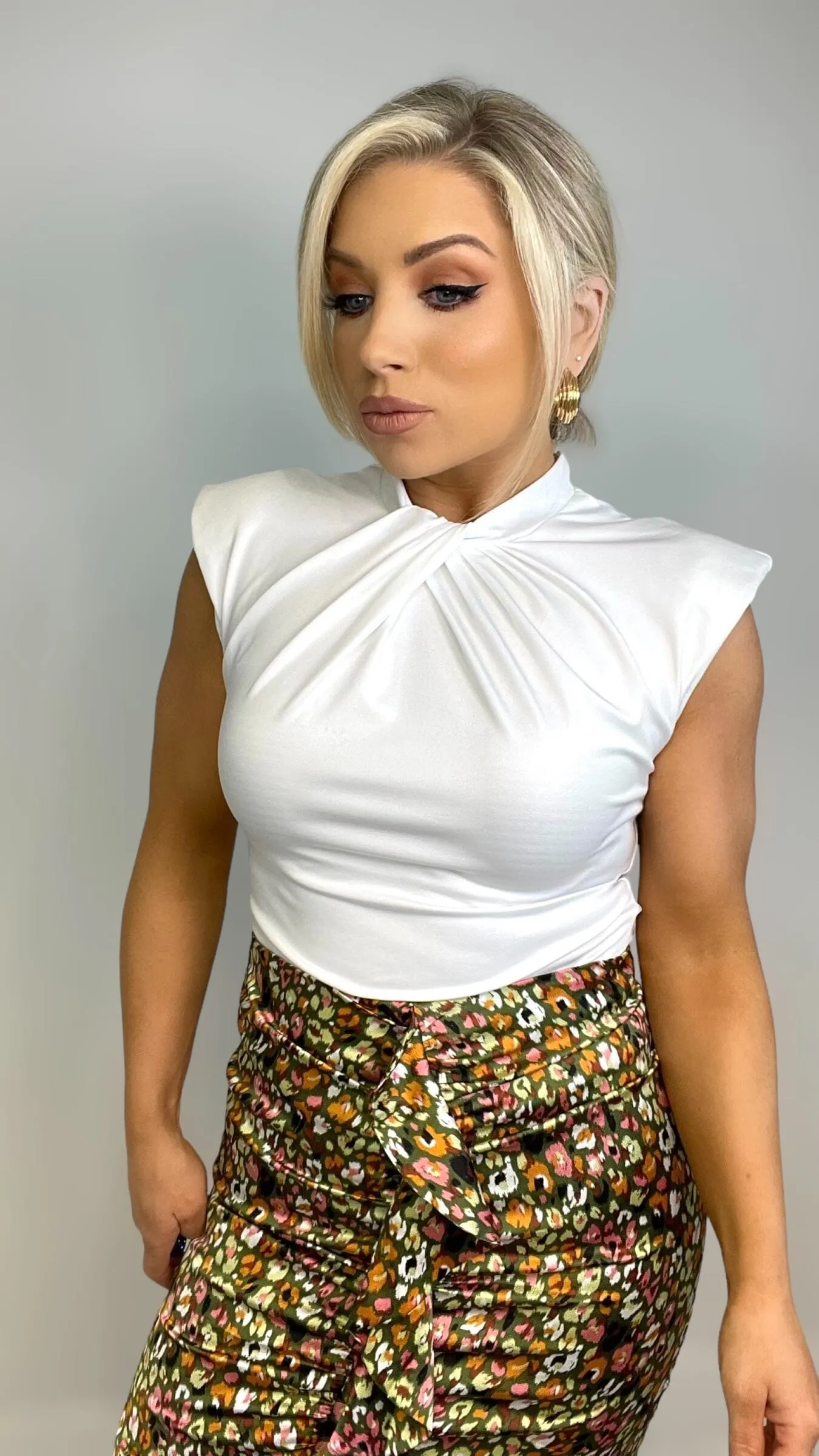BECCI SWEETHEART SKIRT - GREEN