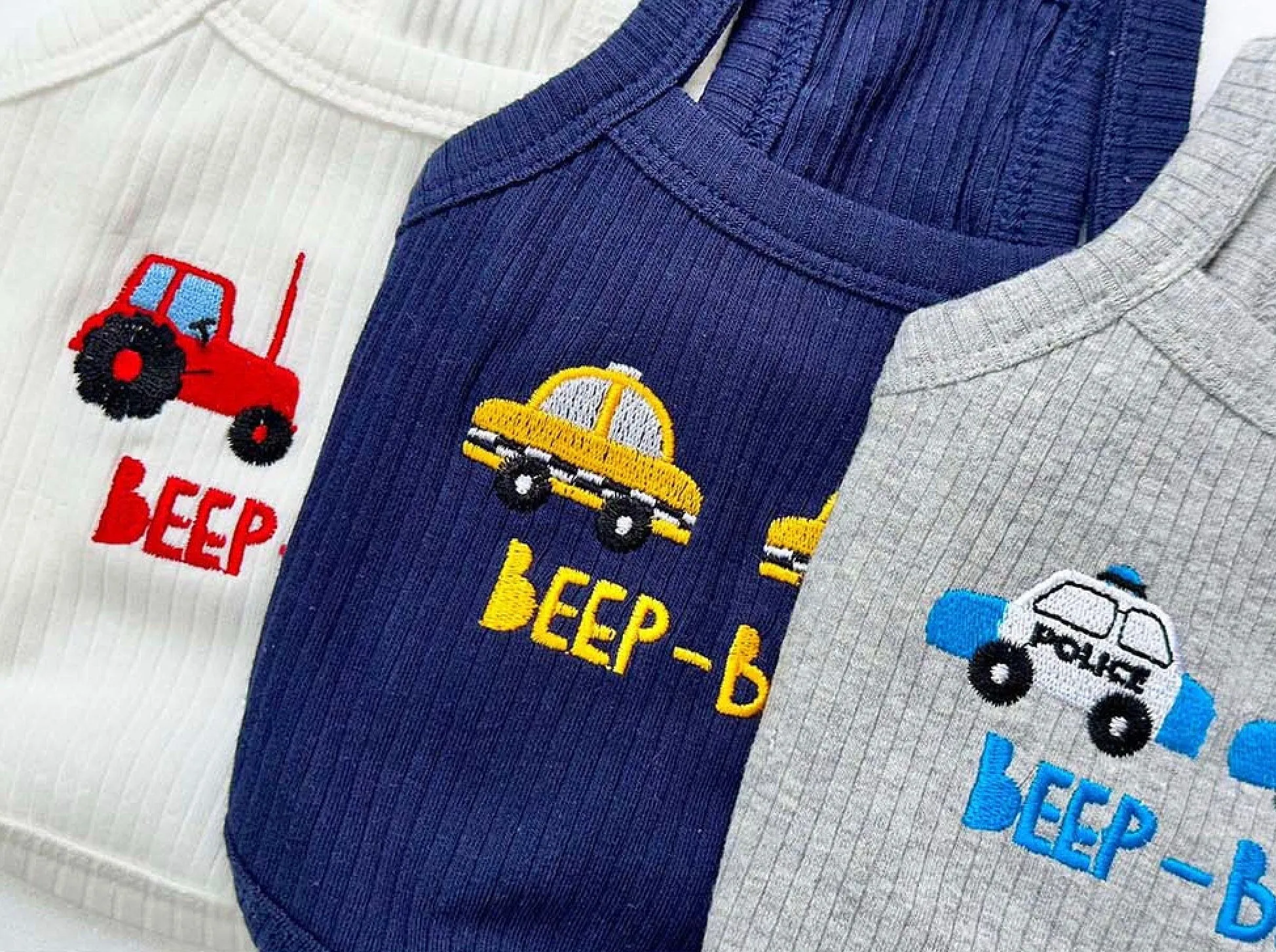 Beep-beep Ribbed Top