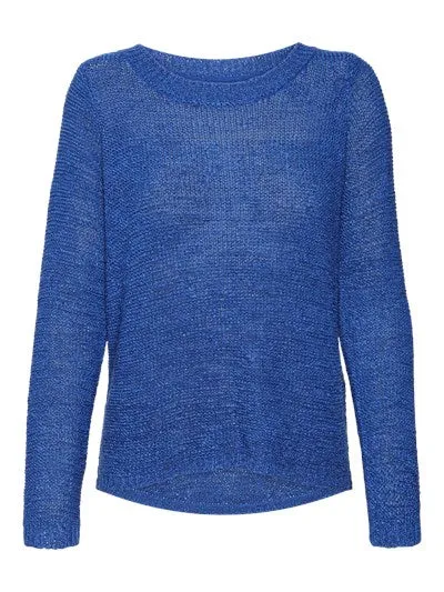 Charity Mazarine Blue Textured Pullover