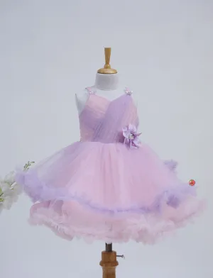 Charming Purple Party Dress for Girls