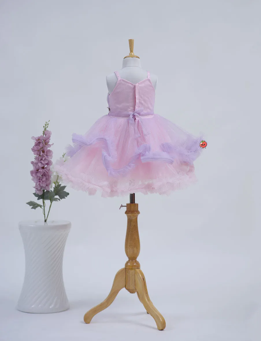 Charming Purple Party Dress for Girls