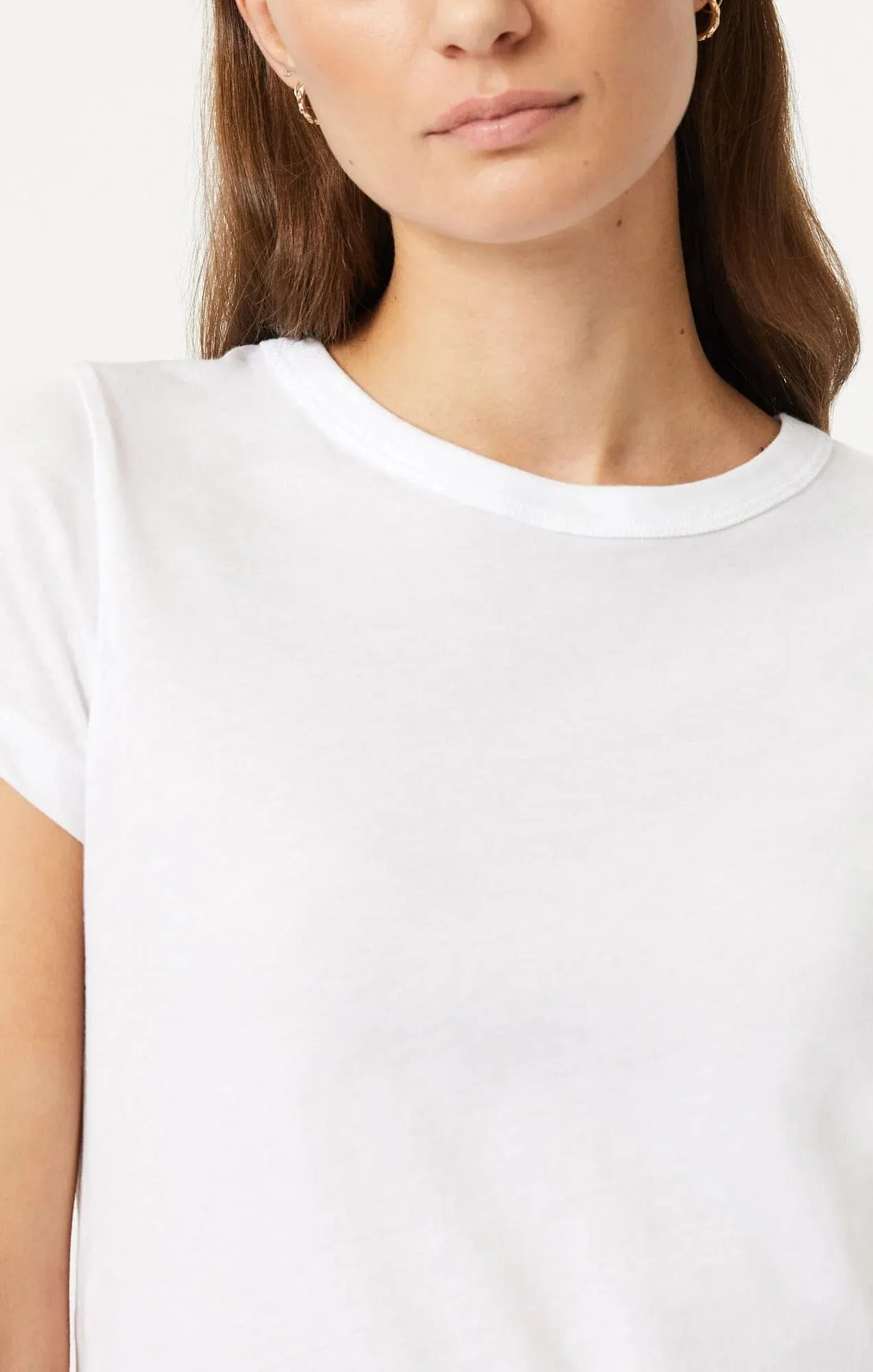 Crew Neck Basic Short Sleeve Tee