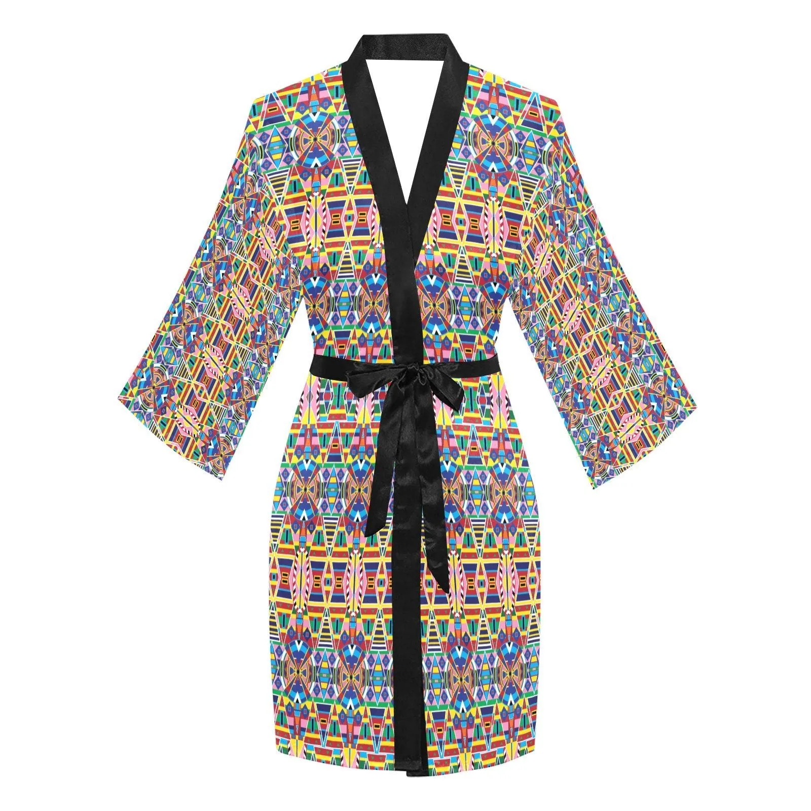 Crow Captive Long Sleeve Satin Robe