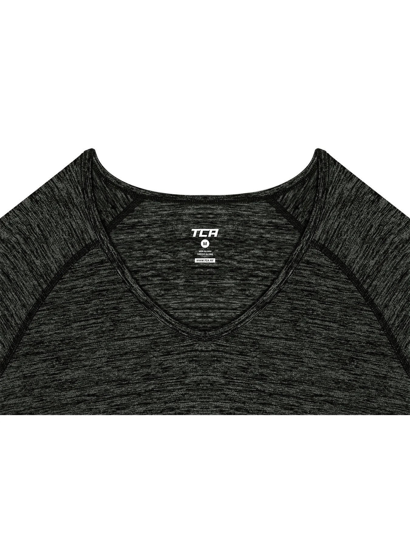 Elle Long Sleeve V Neck Top For Women With Thumbholes
