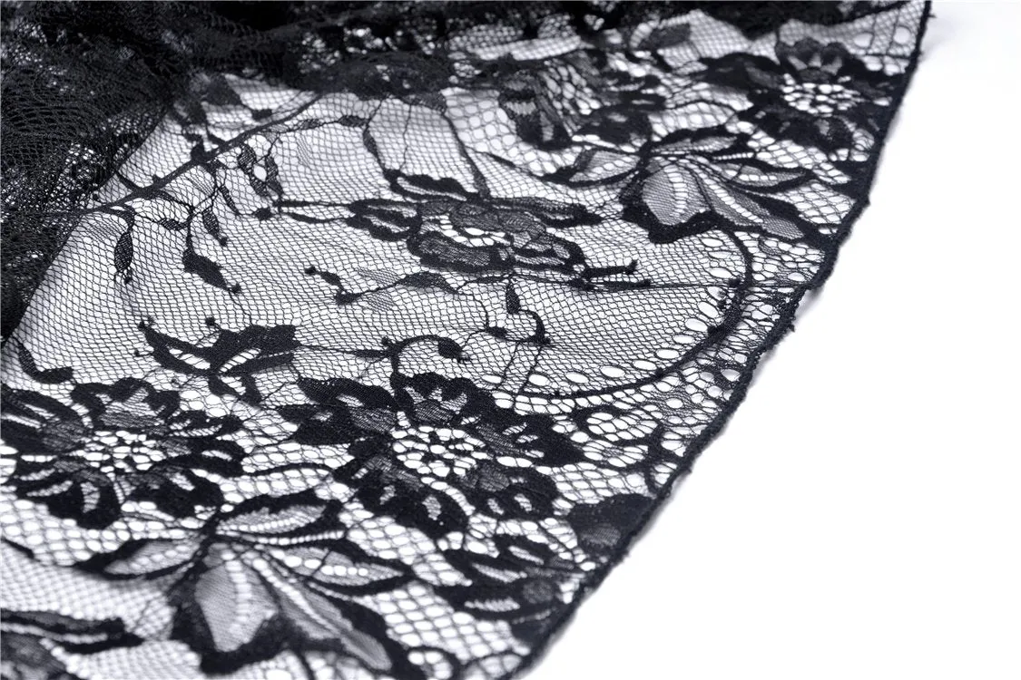 Gothic lace sexy strap dress DW250