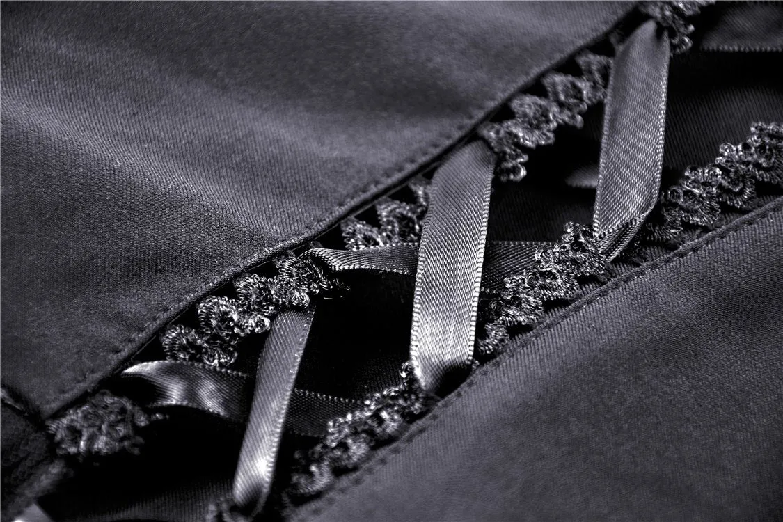Gothic sexy butterfly strap dress DW409