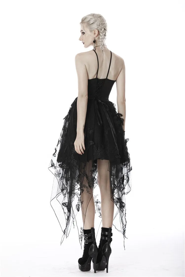 Gothic sexy butterfly strap dress DW409