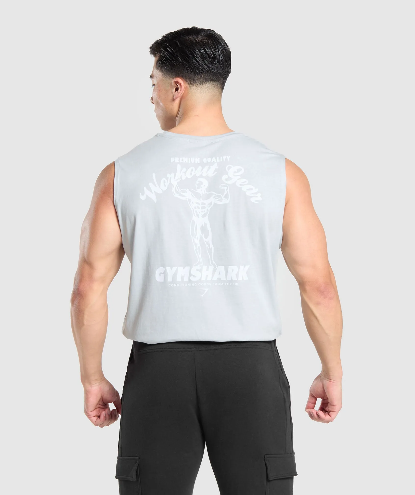 Gymshark Workout Gear Tank - Fresh Blue