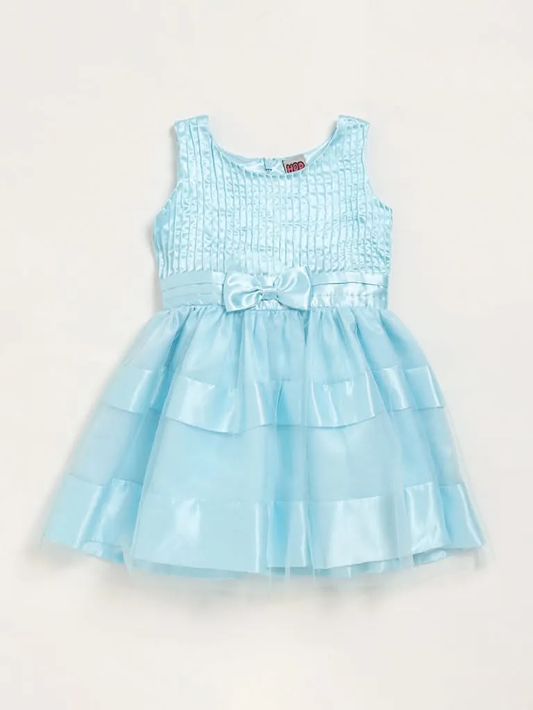 HOP Kids Blue Tulle A-Line Dress
