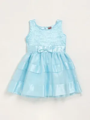 HOP Kids Blue Tulle A-Line Dress