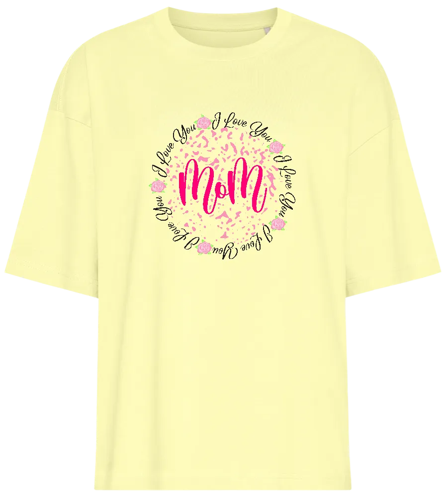 ILY Mom Design - Premium women's oversized t-shirt
