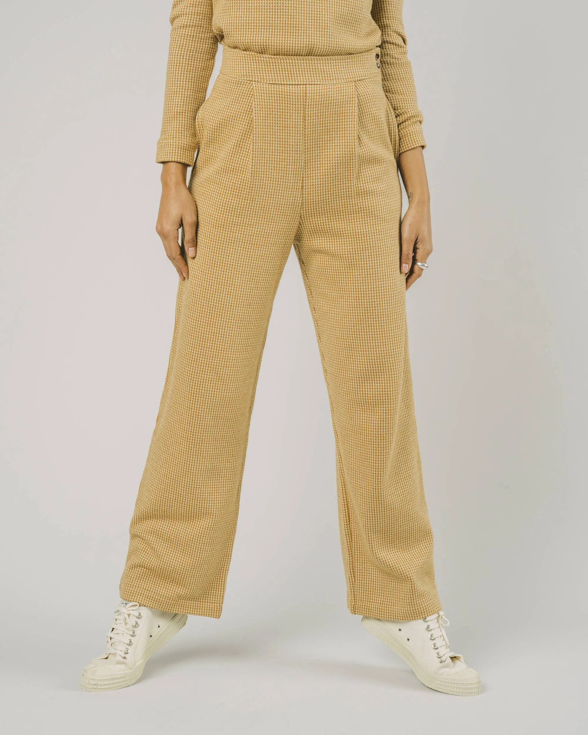 Jacquard Oversize Pants Pumpkin