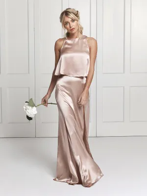 Lena skirt & top set - Blush