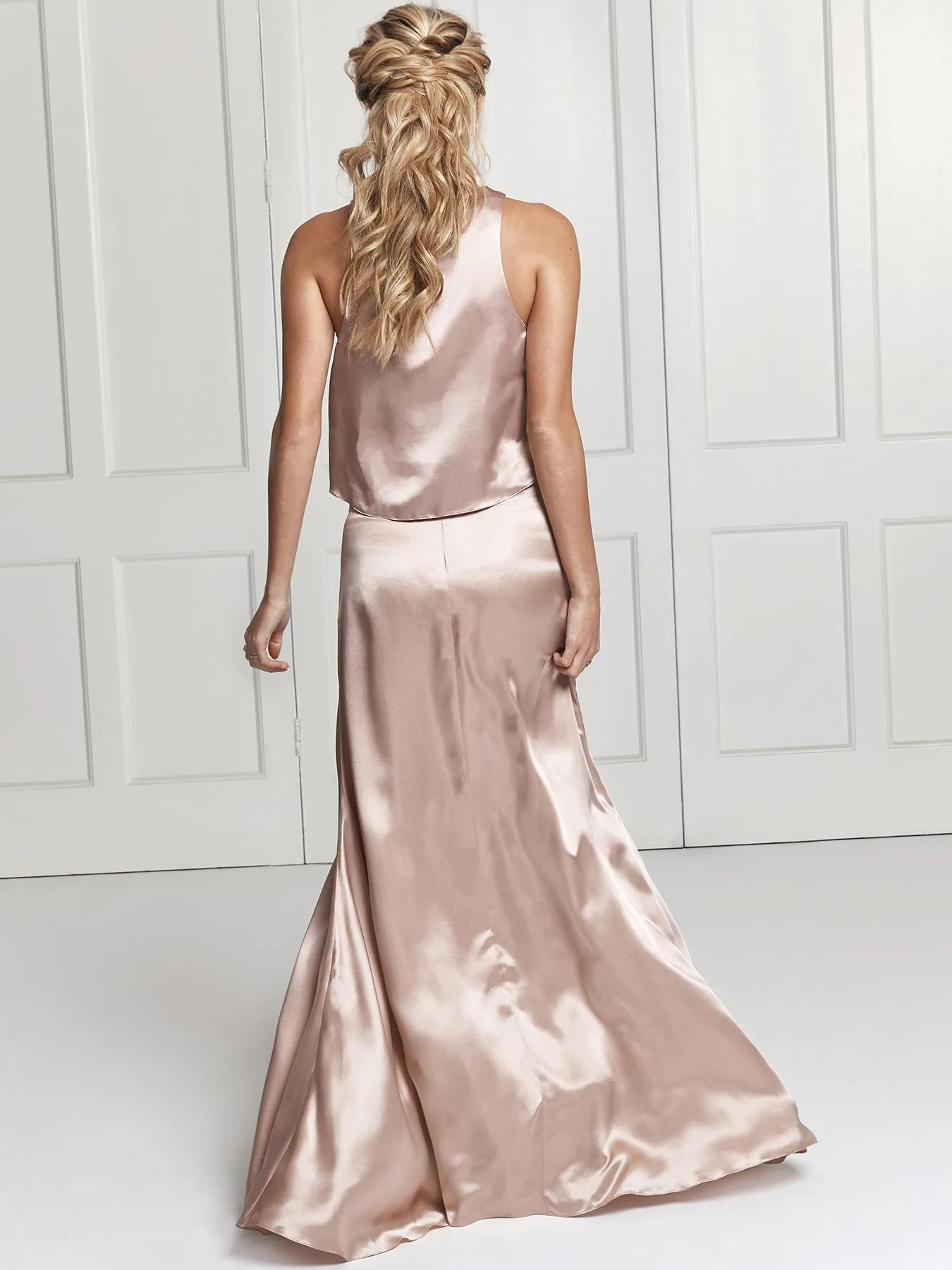 Lena skirt & top set - Blush