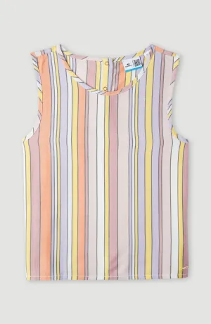 Lola Beach Top | Multi Stripe