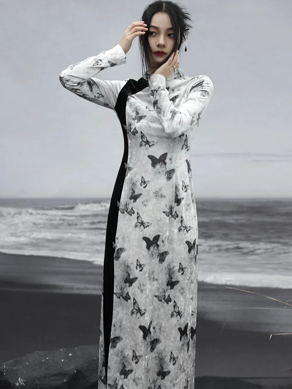 Long Dress Mode Butterfly
