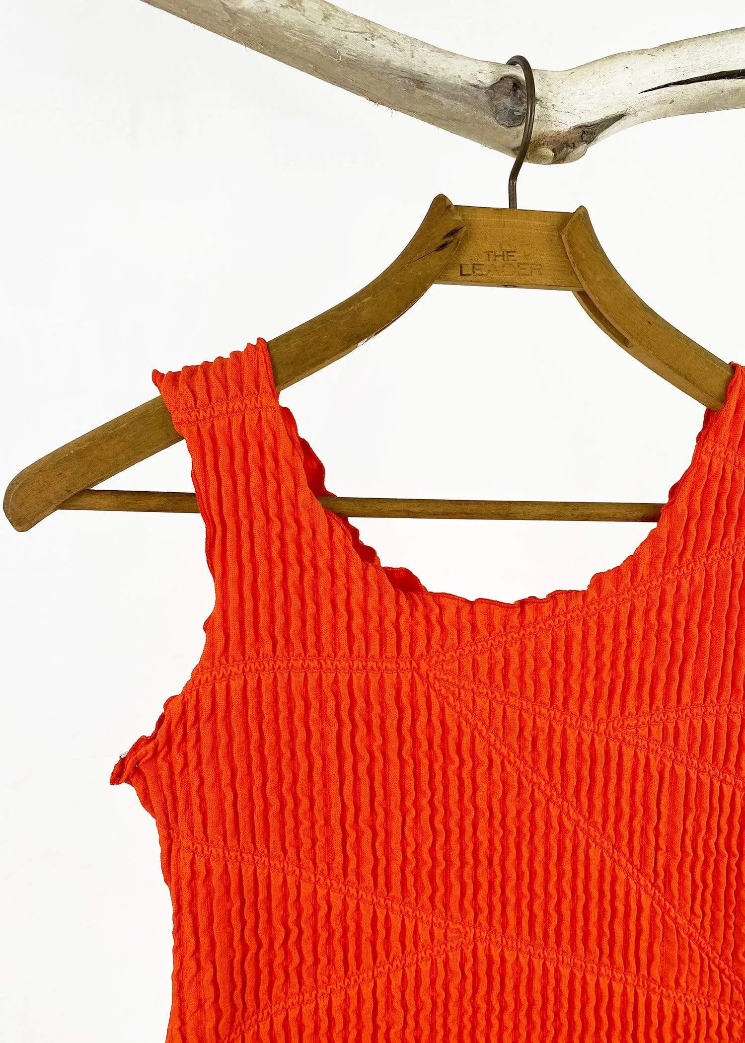 Mandarin Red Miura Charming Tank Top