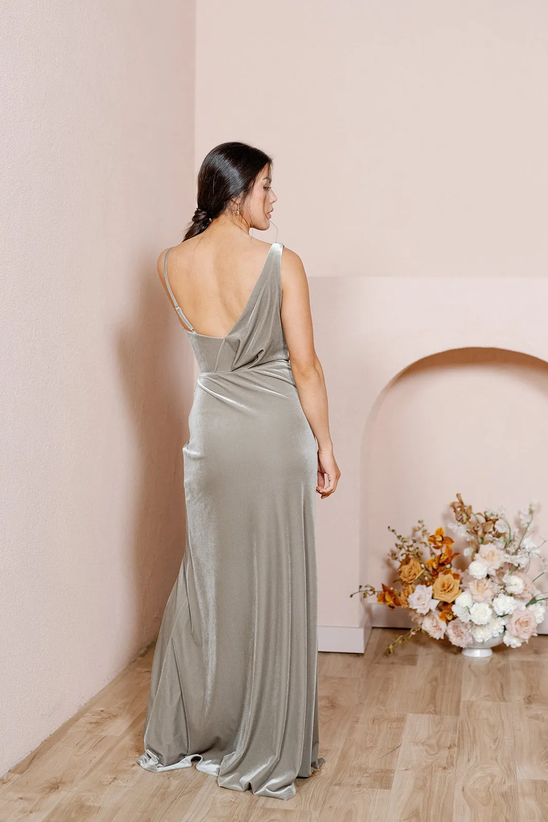 Maxine Velvet Dress | Made To Order