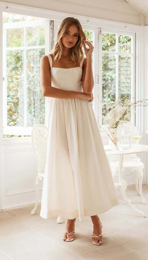 New Sleeveless Sling Backless Lace-up Long Dress