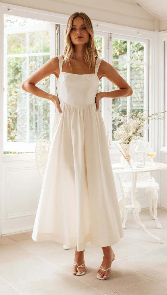 New Sleeveless Sling Backless Lace-up Long Dress