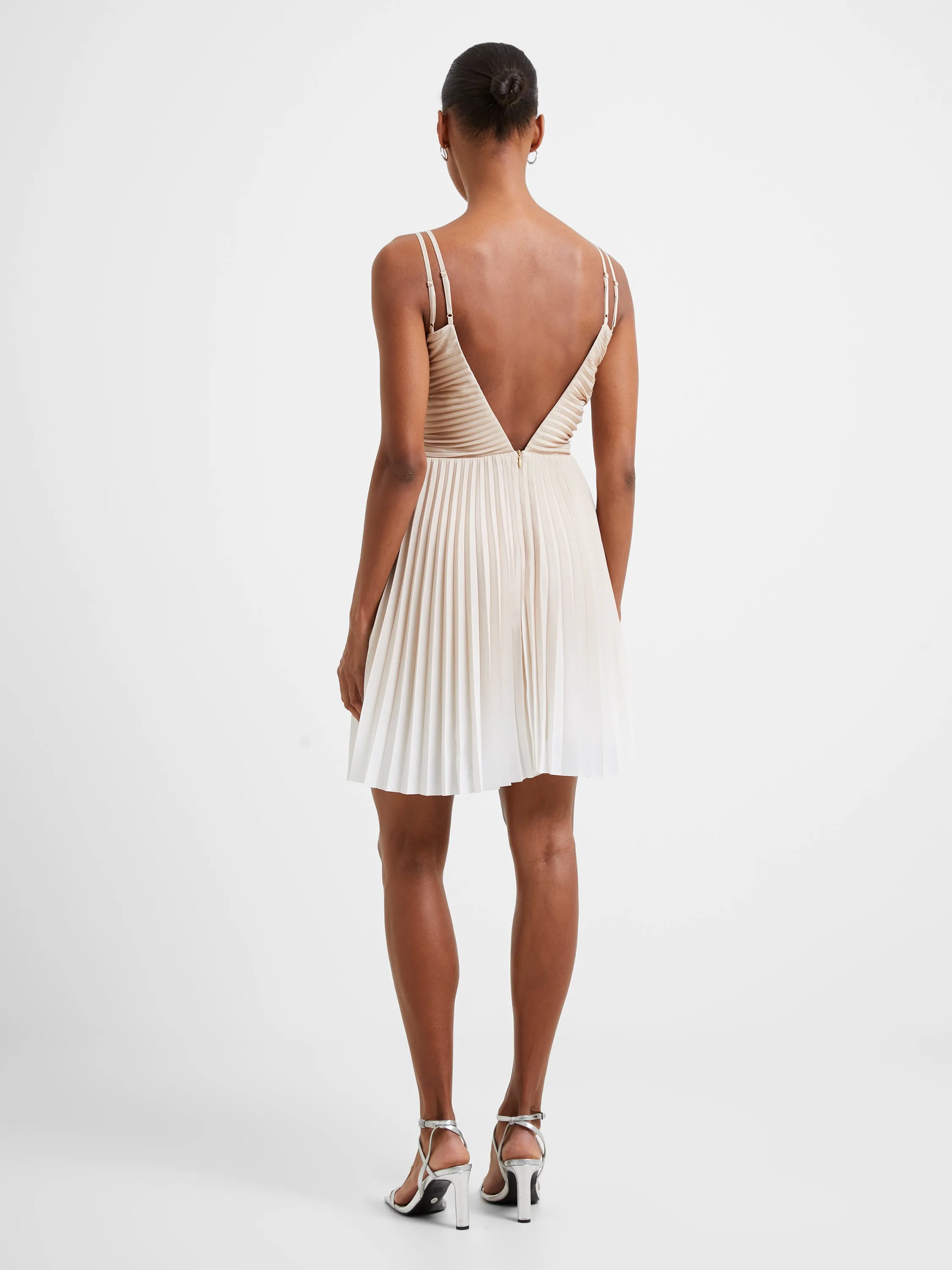 Ombre Sunset Pleated Dress