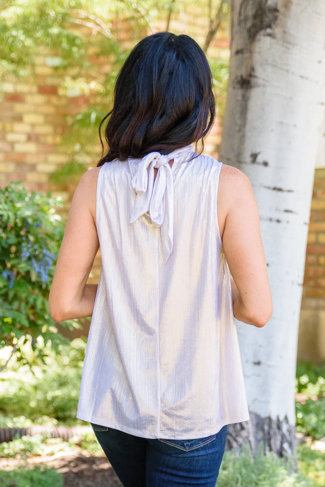 Photo Op Sleeveless Blouse