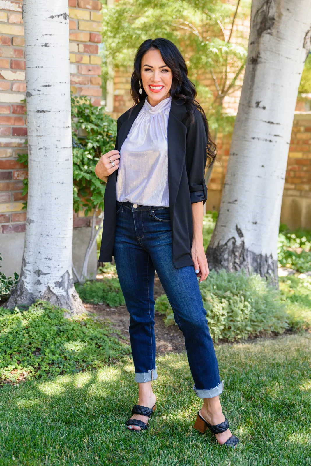 Photo Op Sleeveless Blouse