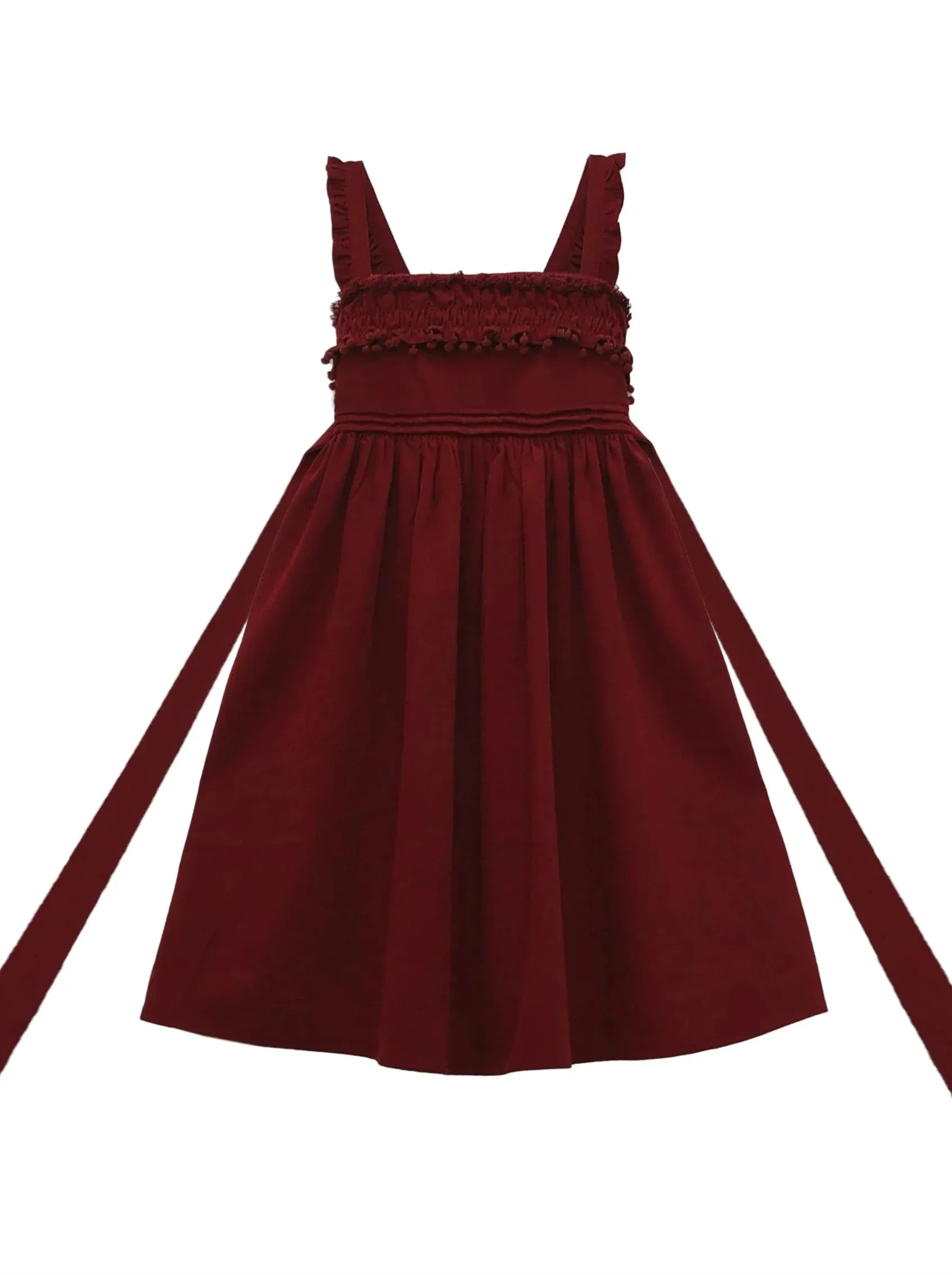 Poem Weave White Feather Dress Innershirt Rose Corsage   Ruffle Red Ruffle Retro Jacket Suspender Rose
