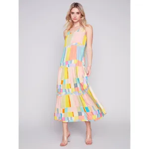 Printed Tiered Maxi Dress
