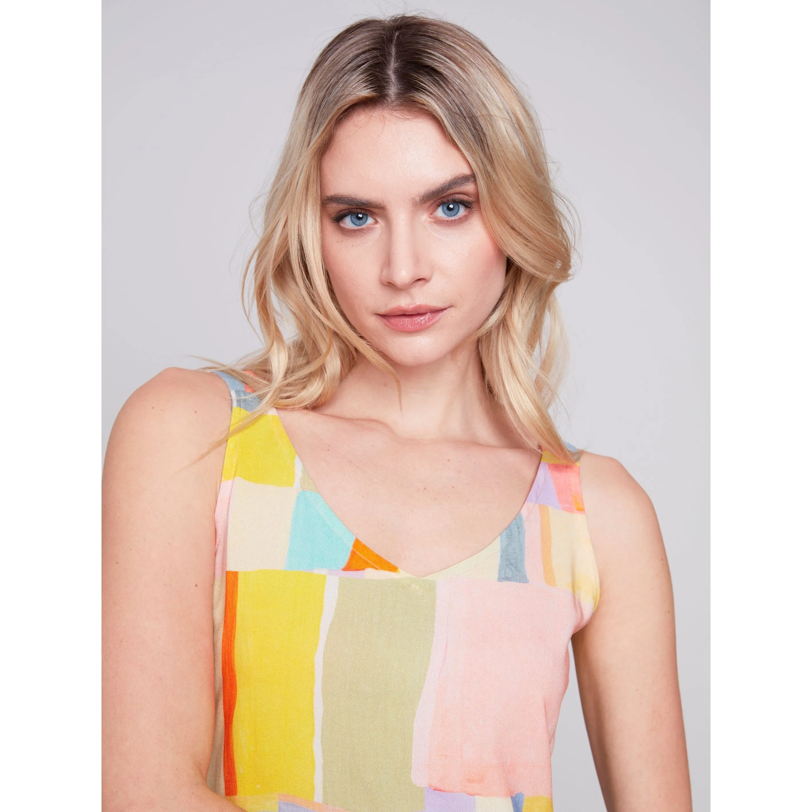 Printed Tiered Maxi Dress