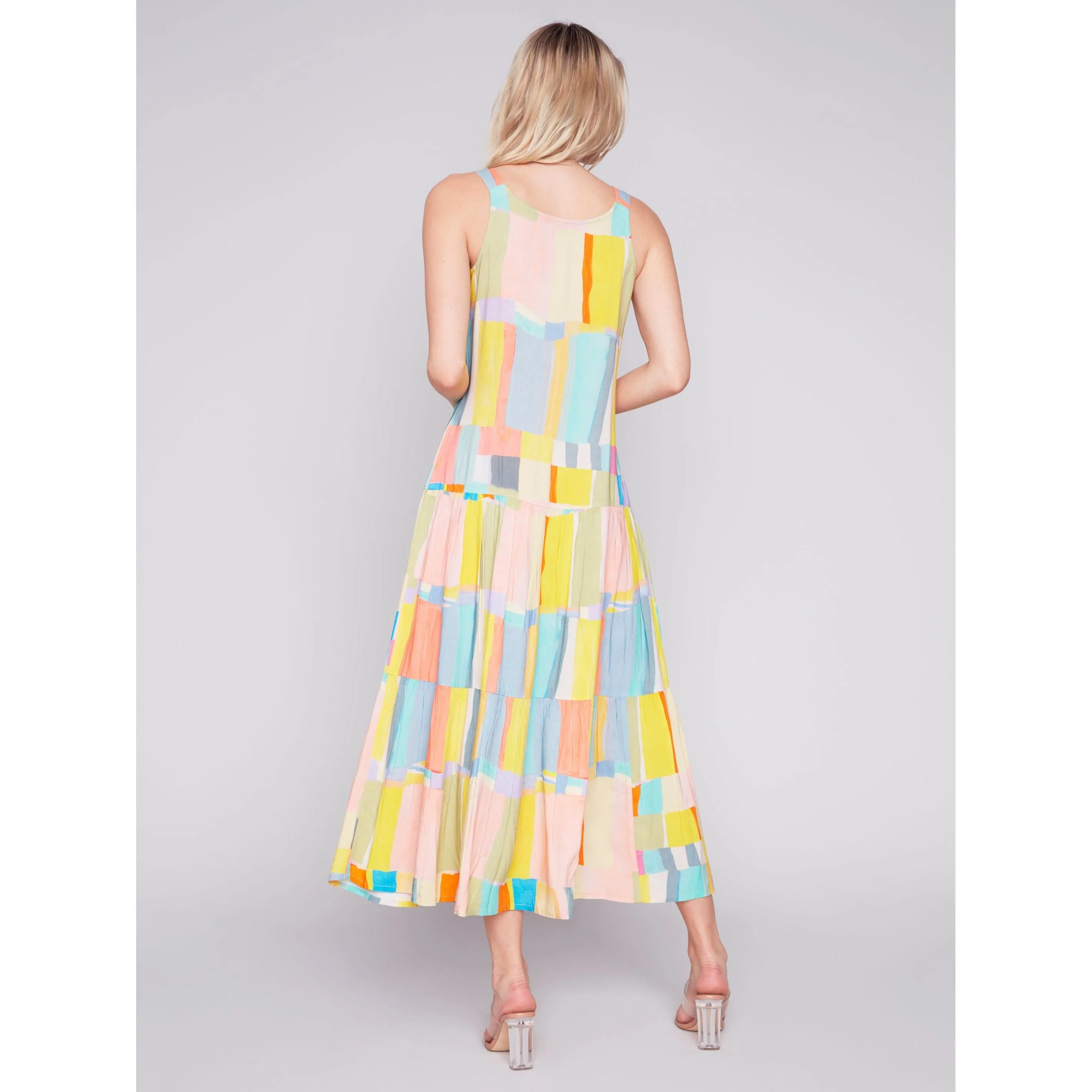 Printed Tiered Maxi Dress