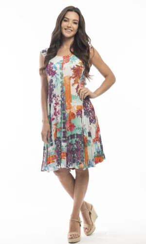 Rayon Dress Godet Sleeveless Camden Town