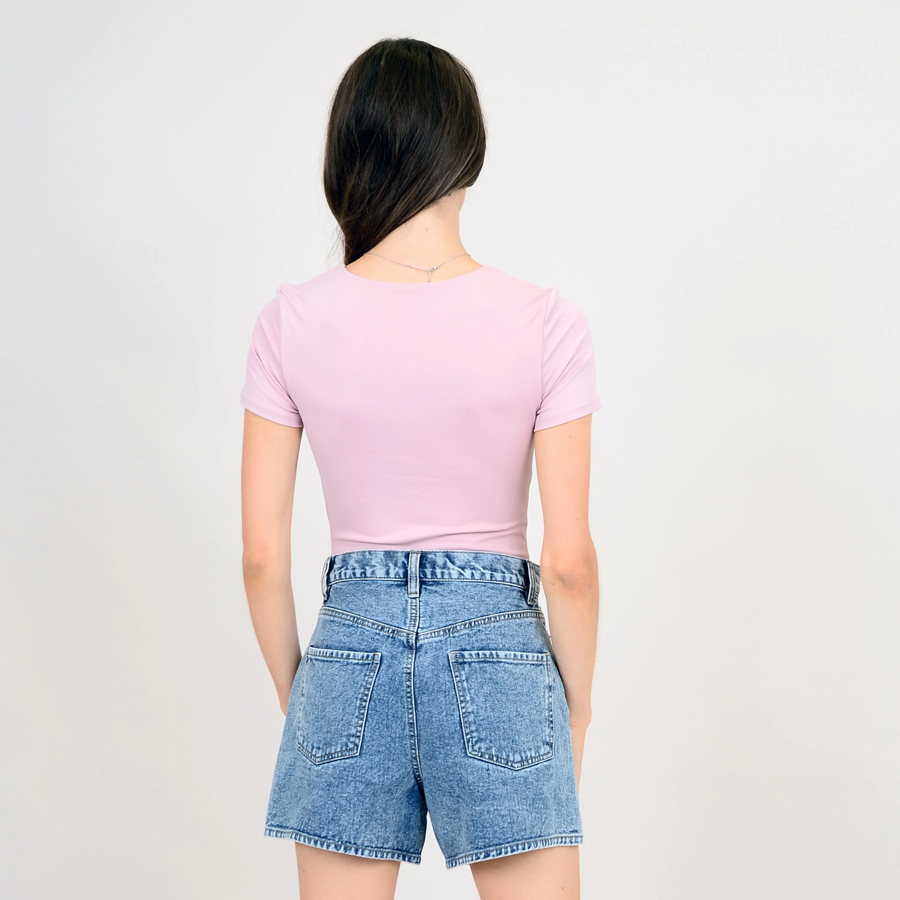 Second Skin Viola ShortSleeve Vneck Bodysuit