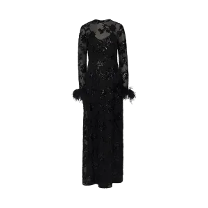 Sequin Column Gown