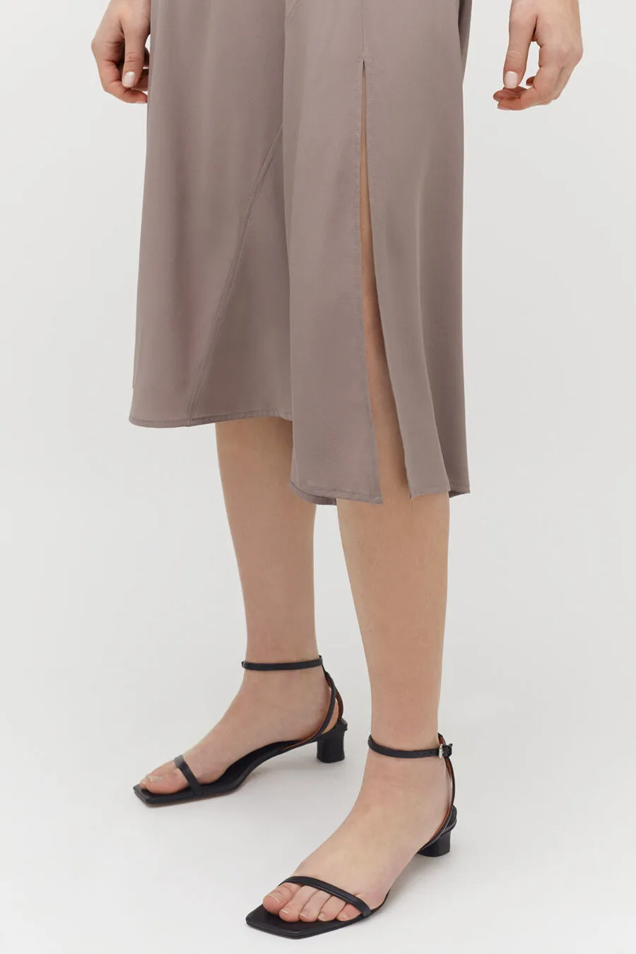 Silk Asymmetrical Skirt