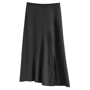 Silk Asymmetrical Skirt