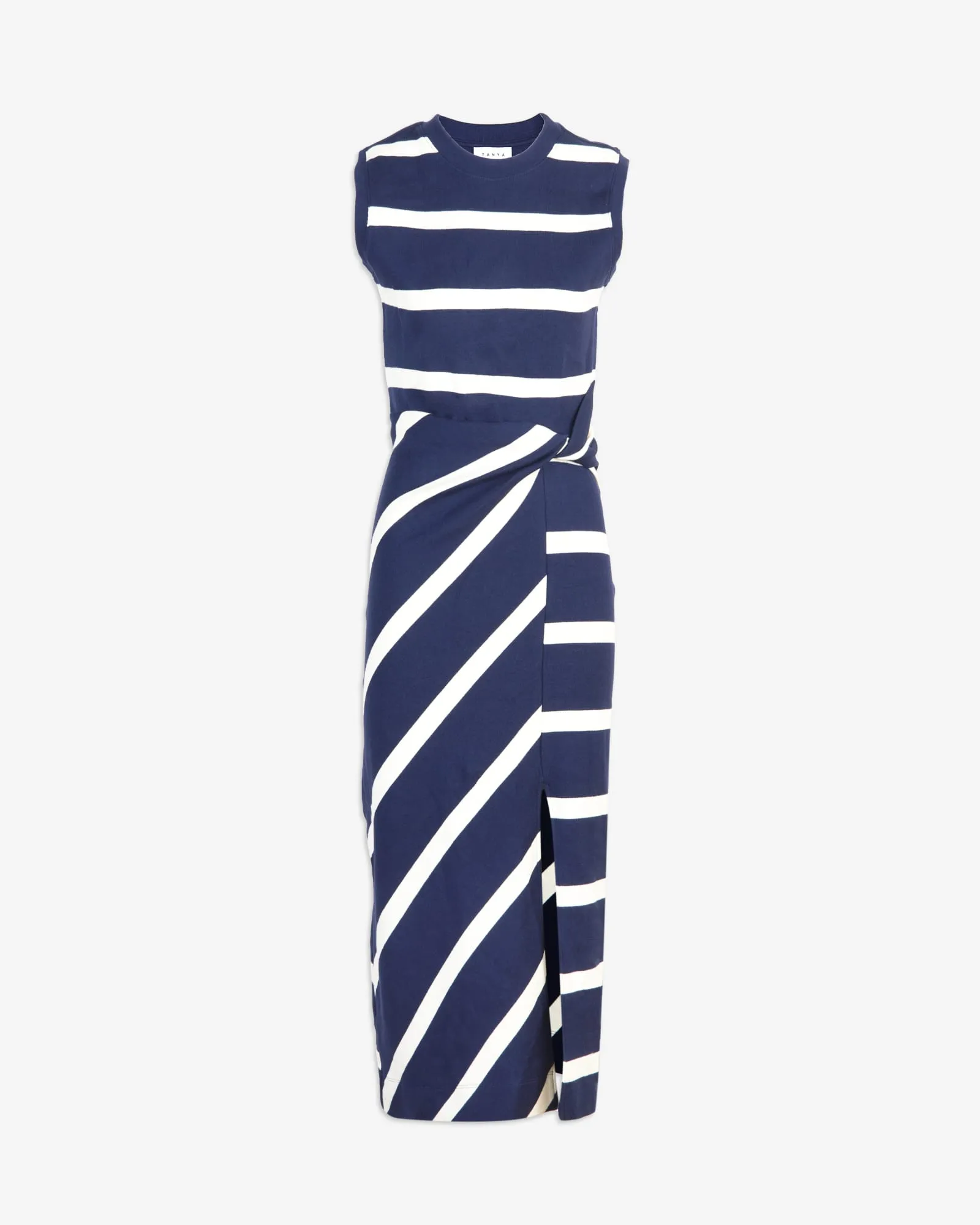 Sleeveless Striped Cody Dress | Maritime Blue/Cream