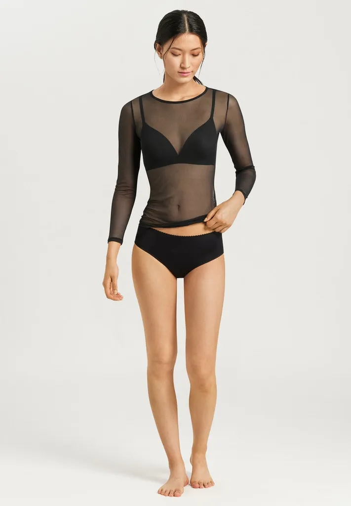 Smooth Illusion Tulle Shirt