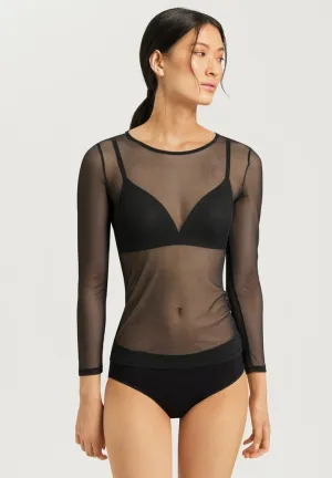 Smooth Illusion Tulle Shirt