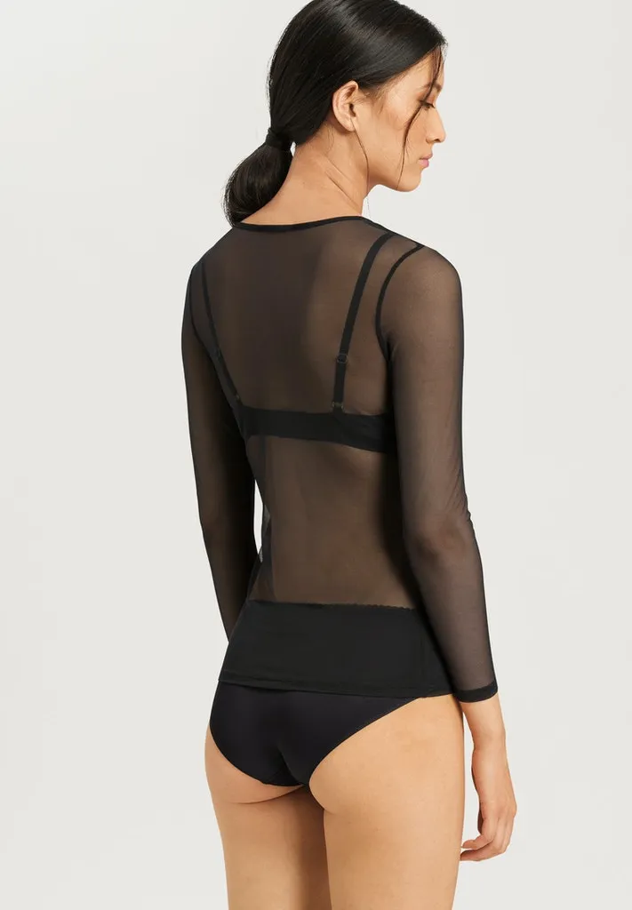 Smooth Illusion Tulle Shirt