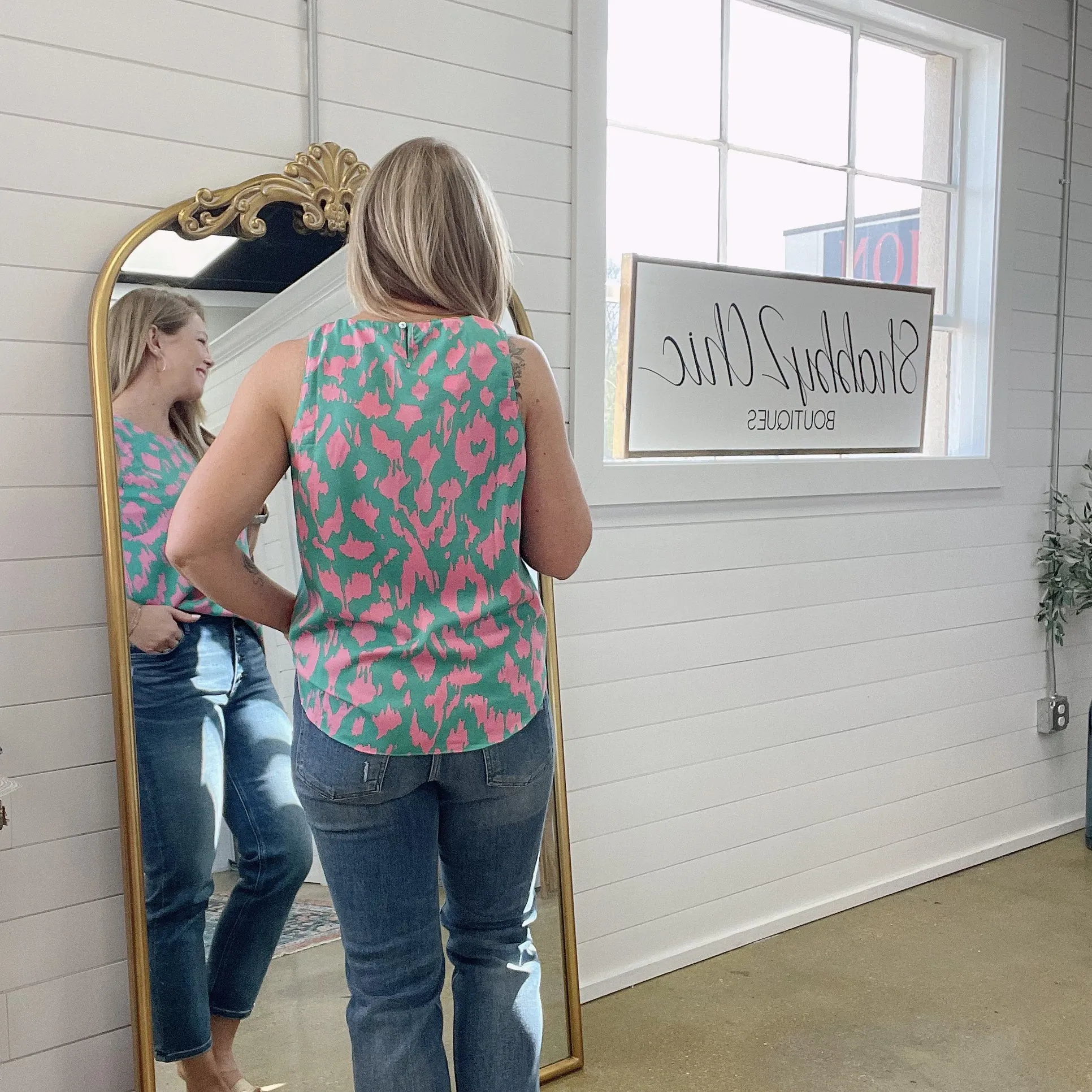 Summertime Sleeveless Blouse