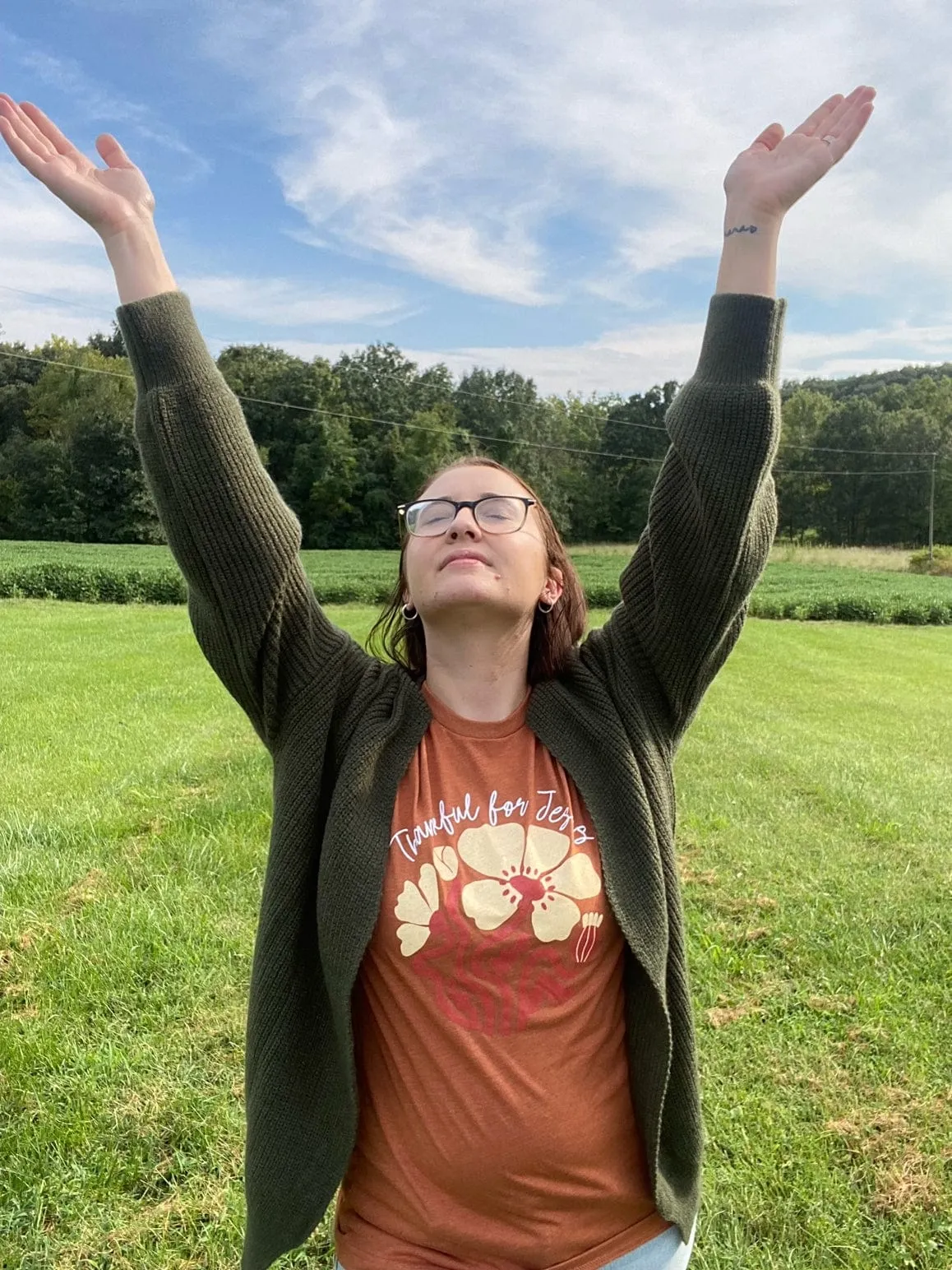 Thankful For Jesus Multicolor Unisex Shirt