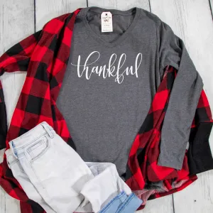 Thankful Longsleeve V-Neck