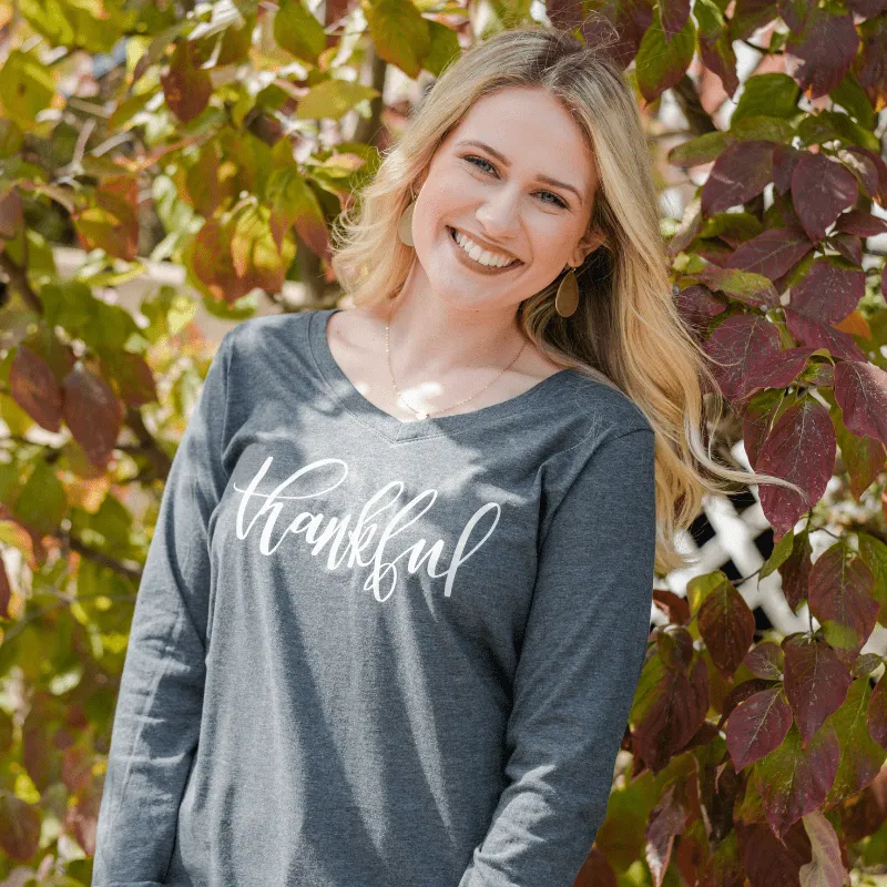 Thankful Longsleeve V-Neck
